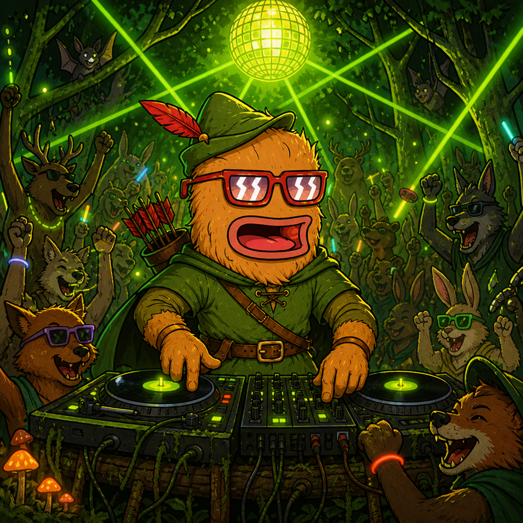 LandWolf forest rave DJ